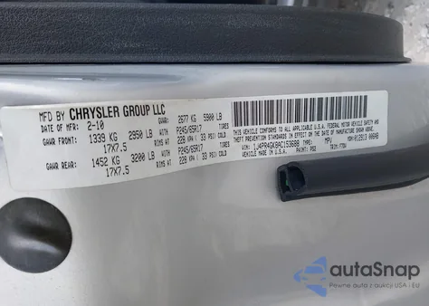 2010 Jeep Grand Cherokee Laredo из США, поврежденный, VIN 1J4PR4GK8AC153688